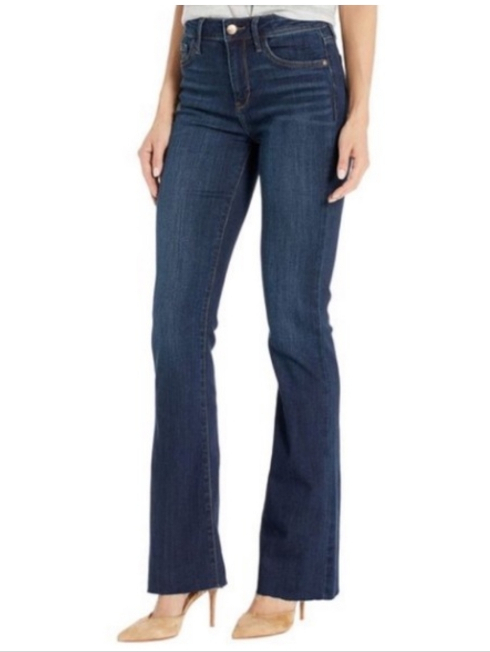 Sam Edelman The Stiletto Boot High-Rise Bootcut Flare Jeans
